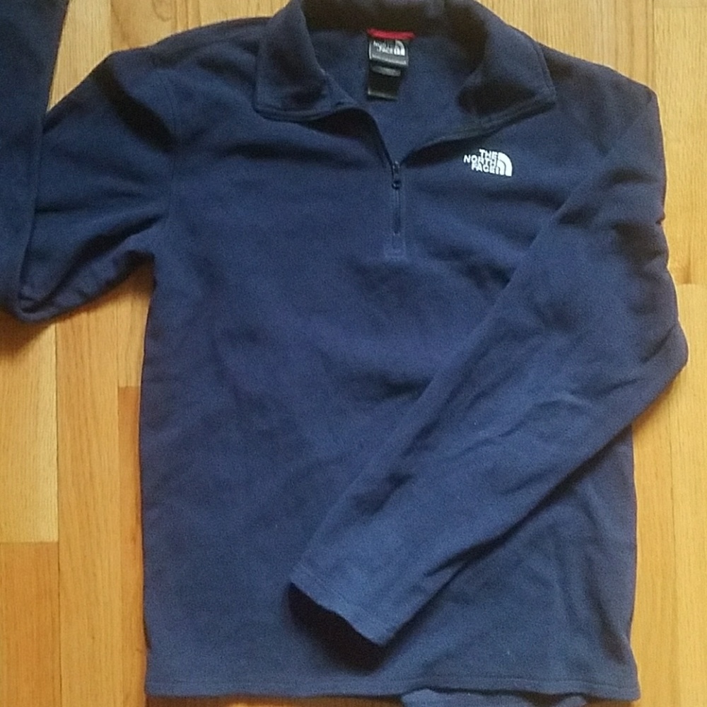 The North Face navy blue fleece